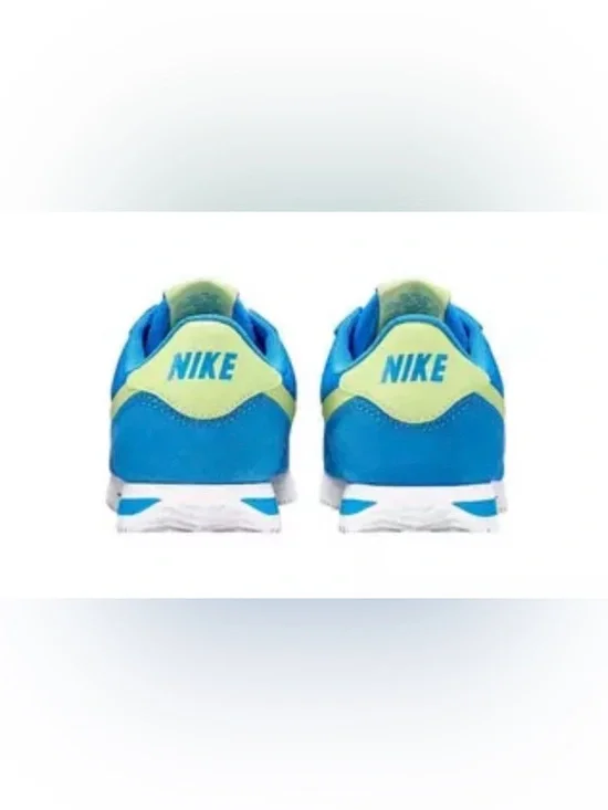 NIB [Nike] Cortez Retro Sneakers Shoes Photo Blue/Lemon Twist Youth 6/Womens 7.5 - Picture 3 of 13